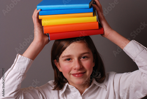 colored books