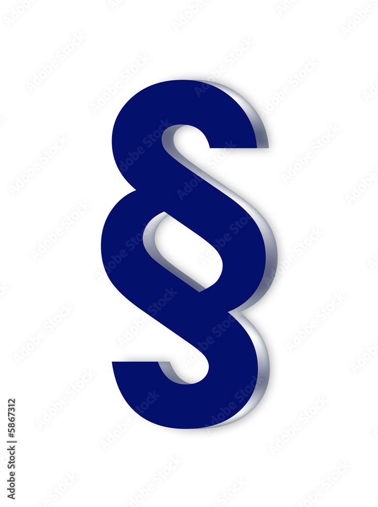 Paragraph Symbol - Blue Paragraph Symbol - Blue