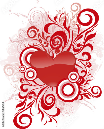 grunge valentine background 