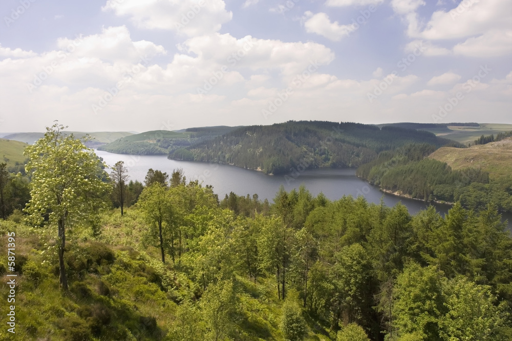 Obraz premium The elan valley cambrian mountains 