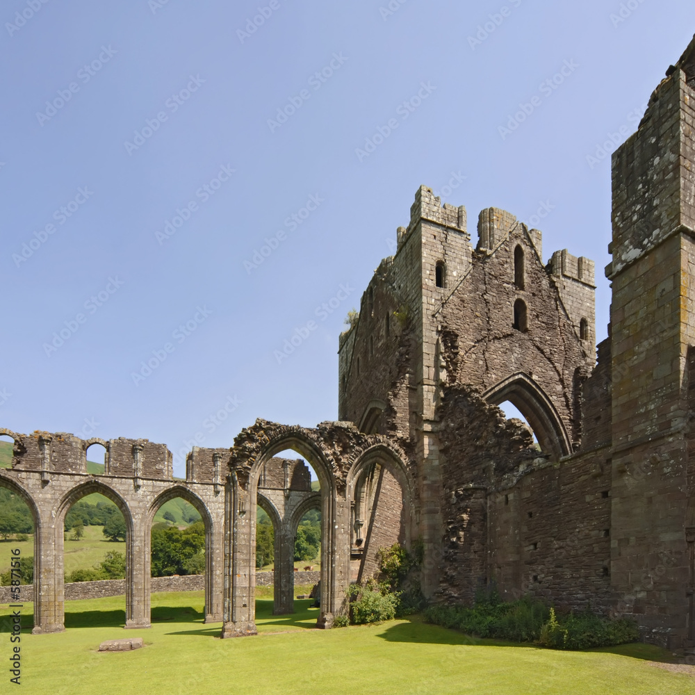 Llanthony Priory Abbey in the Vale of Ewyas. 