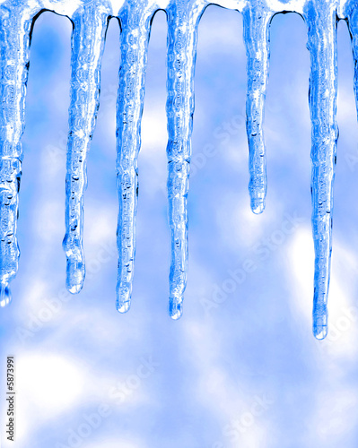 Blue icicles