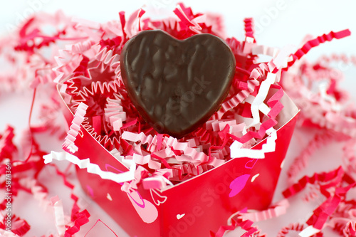 Chocolate Heart in Gift Box