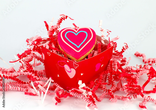 Heart Shaped Cookie in Gift Box