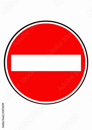 sens interdit