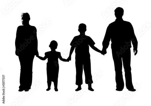 family of four vector