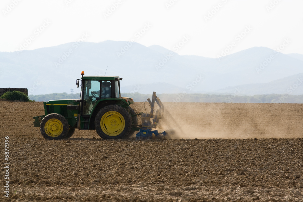 Obraz premium Tracteur