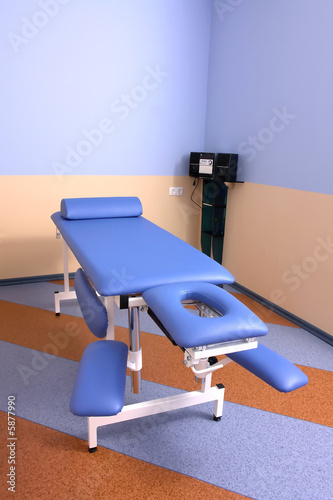 massage room in modern hotel