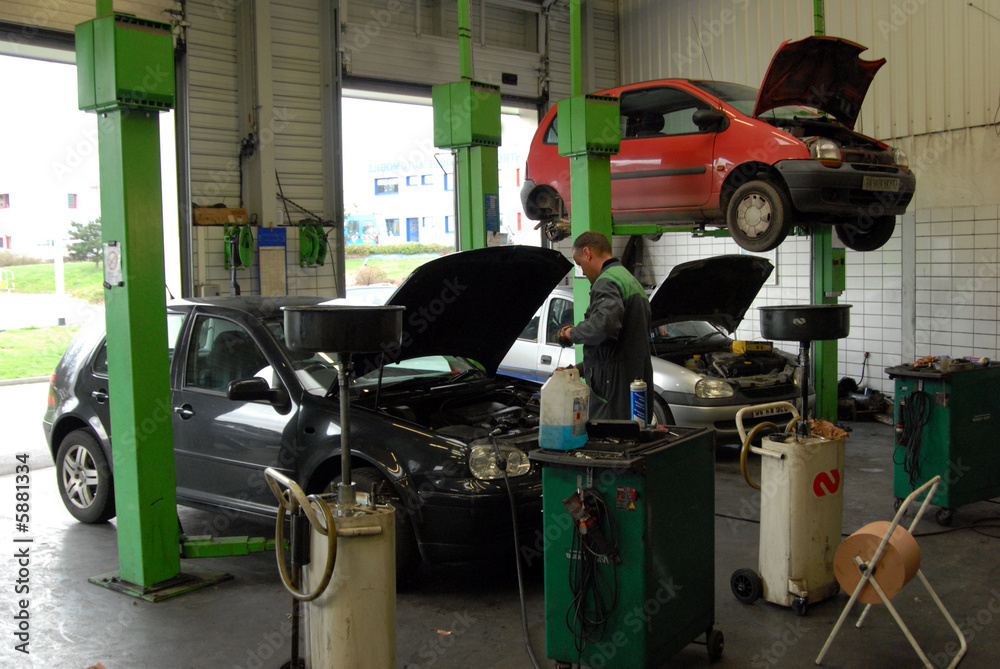 Fototapeta premium Le garage