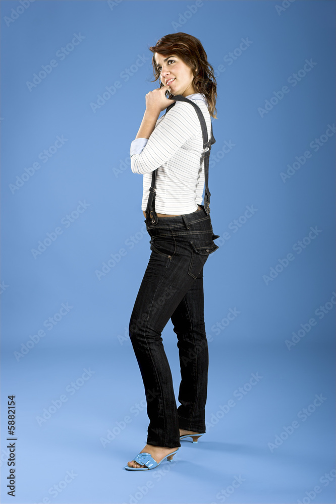 Portrait of a beautiful young and attractive woman posing Portrait of a beautiful young and attractive woman posing