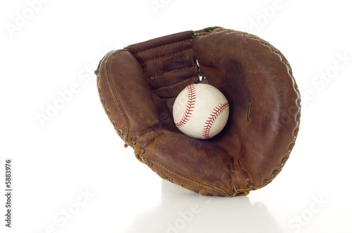 Baseball Mitt and Ball