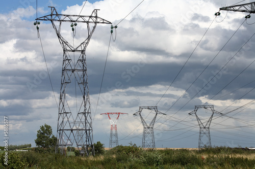 pylône haute tension photo