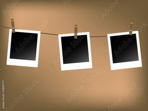 Blank polaroids