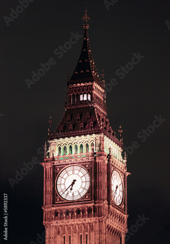 Clock tower of Westminster Palace (Big Ben)