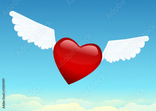 Coeur ailée