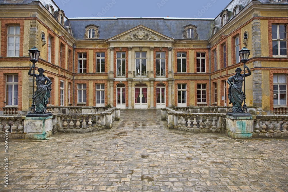 Fototapeta premium france,dampierre-en-yvelines : chateau