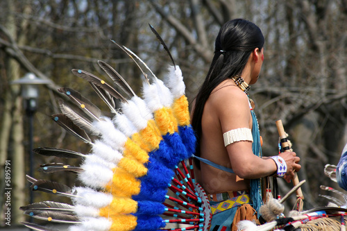 American Native dancer