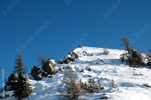 Cima innevata