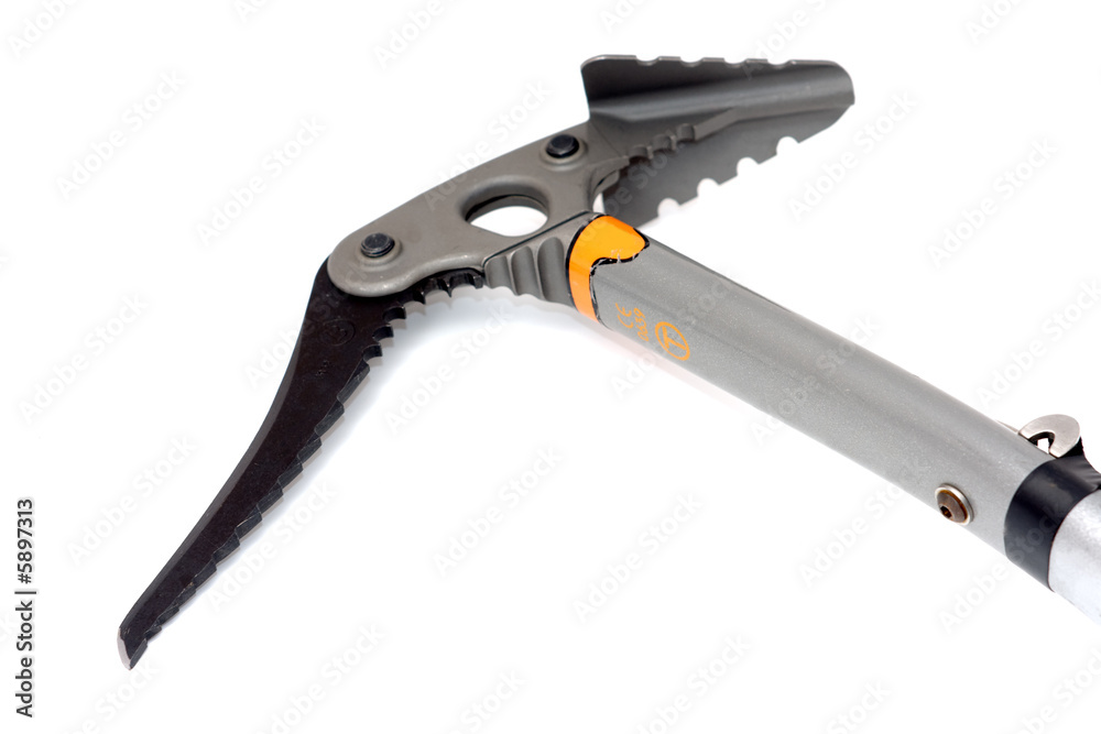 Obraz premium sport ice axe head isolated on white background