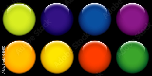 round web buttons with diff...
