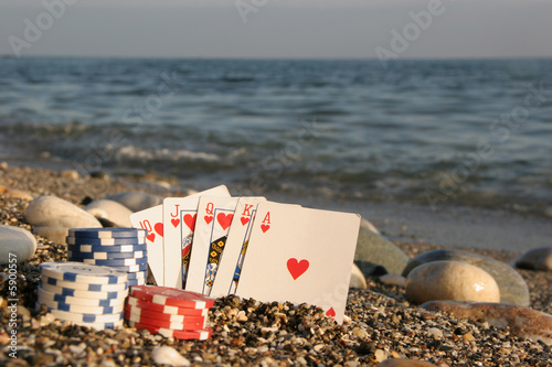 There's nothing better - a royal flush by the sea