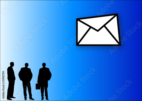 Homme et courrier