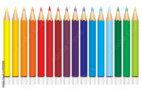 colored vector pencils