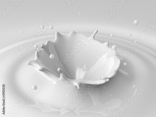 Fotografía milch splash