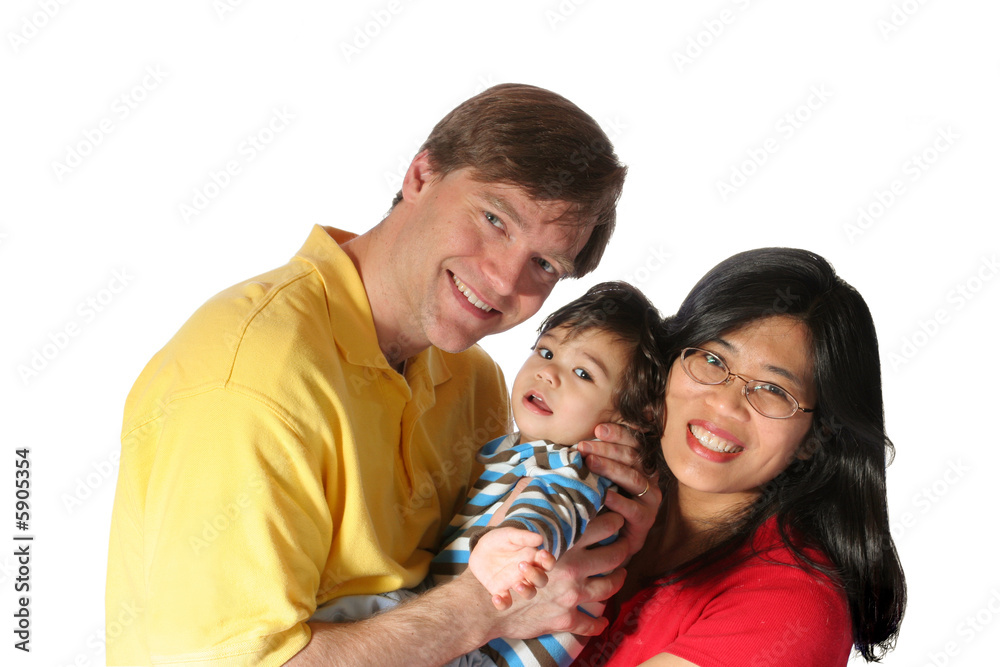 Multiracial family