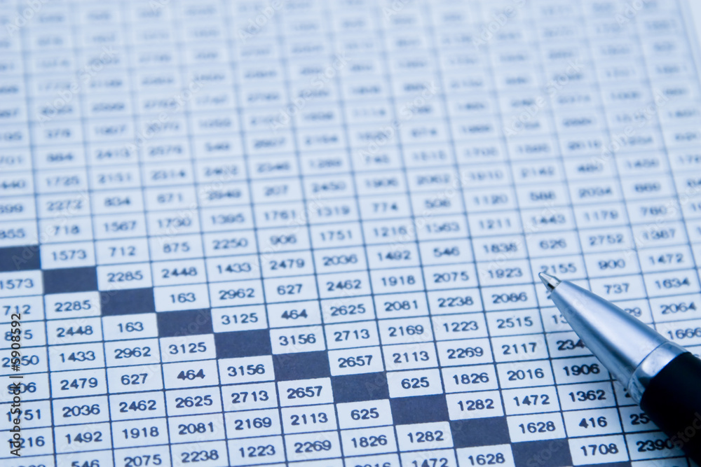 Obraz premium Financial Document