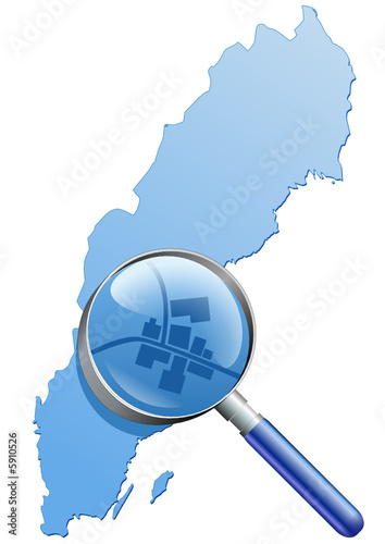 Etude du territoire suédois