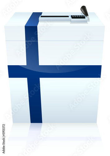 Urne d'élection finlandaise
