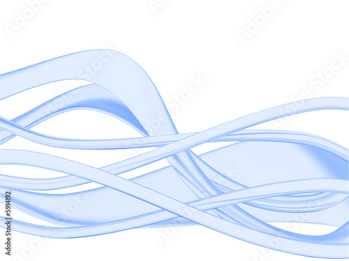 blue abstract waves