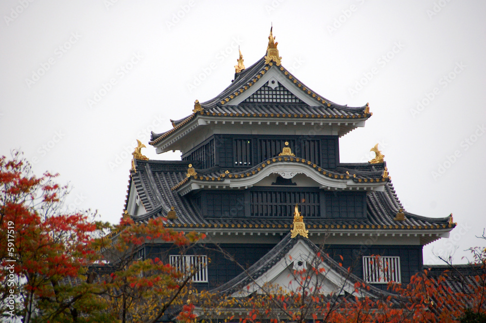 château d'Okayama château d'Okayama