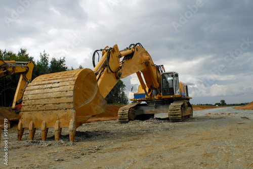 Engin de chantier photo