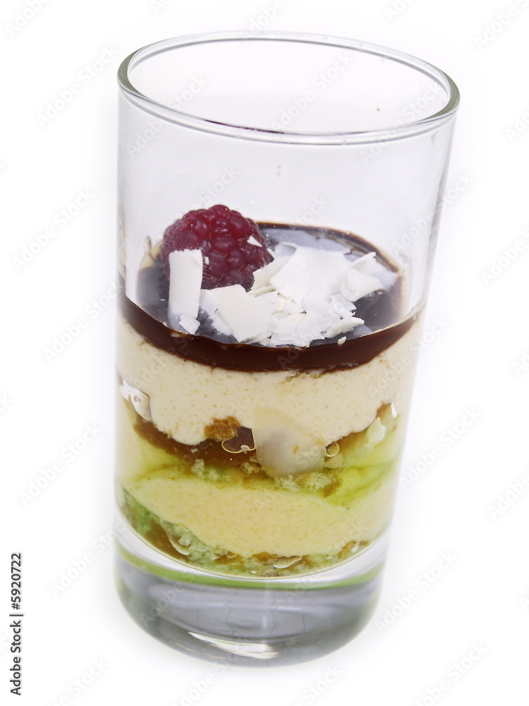 mascarpone mit himbeere