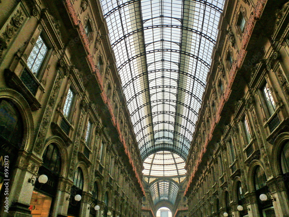 Verrière de la Galerie del Duomo, Milan, Italie