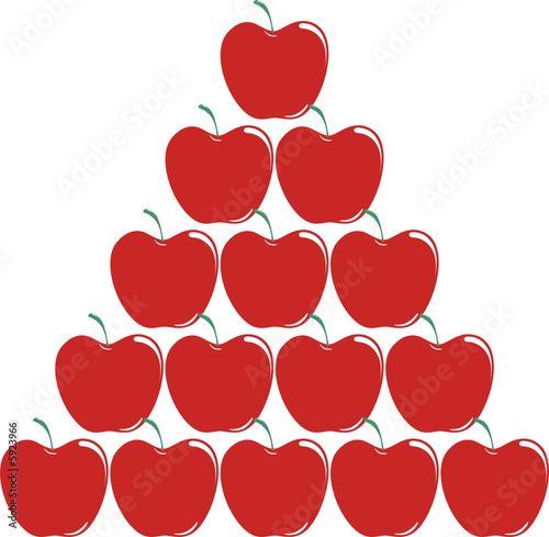 piramide de manzana