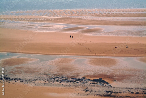 The beach at carteret, the cotentin peninsula