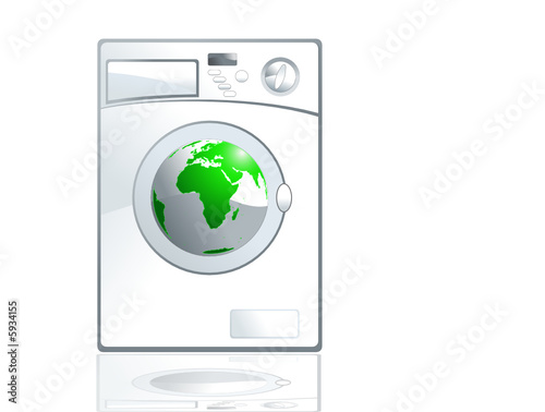 machine à laver la terre