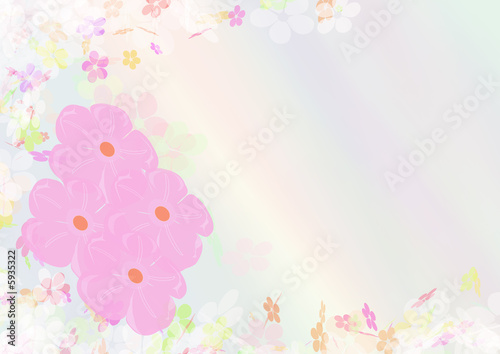 Fototapeta Naklejka Na Ścianę i Meble -  sfondo primavera fiori