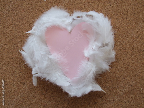 feather edge heart