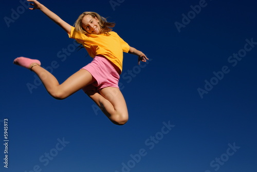 Jumping girl 