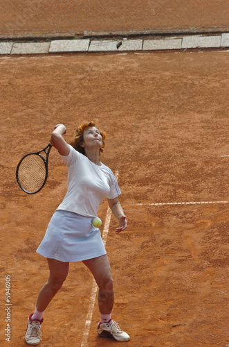 tennis stroke © Lovrencg
