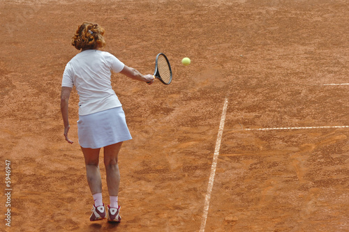 tennis stroke © Lovrencg