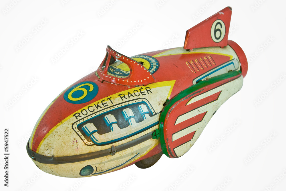 old rocket racer toy