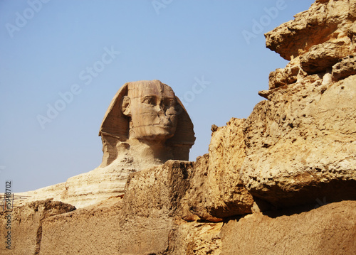 Ancient egyptian Sphinx of Giza