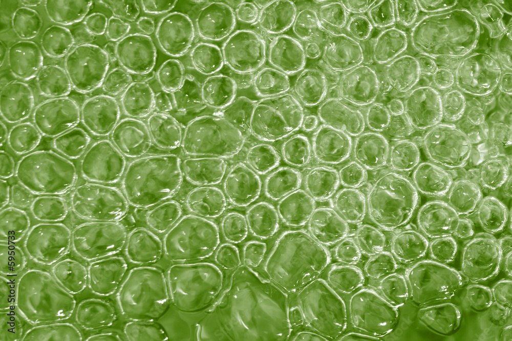 Macro image of water babbles