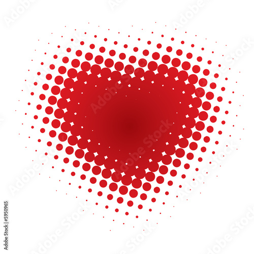 Abstract Heart (vector or XXL jpeg image)