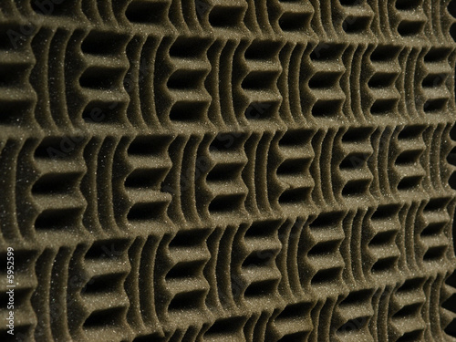 Schilderij op canvas Sound Insulation Pattern perspective